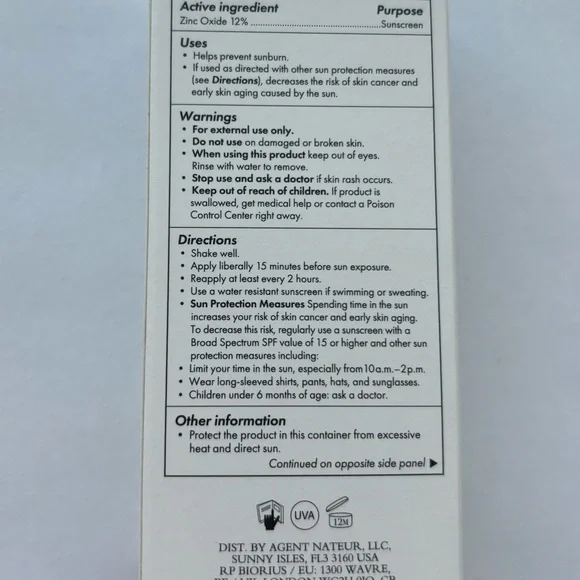 Agent Nateur Dewy Tinted Almond Skin Drops Broad Spectrum SPF 50 Sunscreen 1 oz - Picture 4 of 14